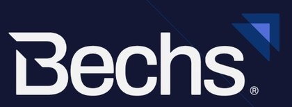 Logo da Bechs Construtora, cliente parceira da Brasil Escoras